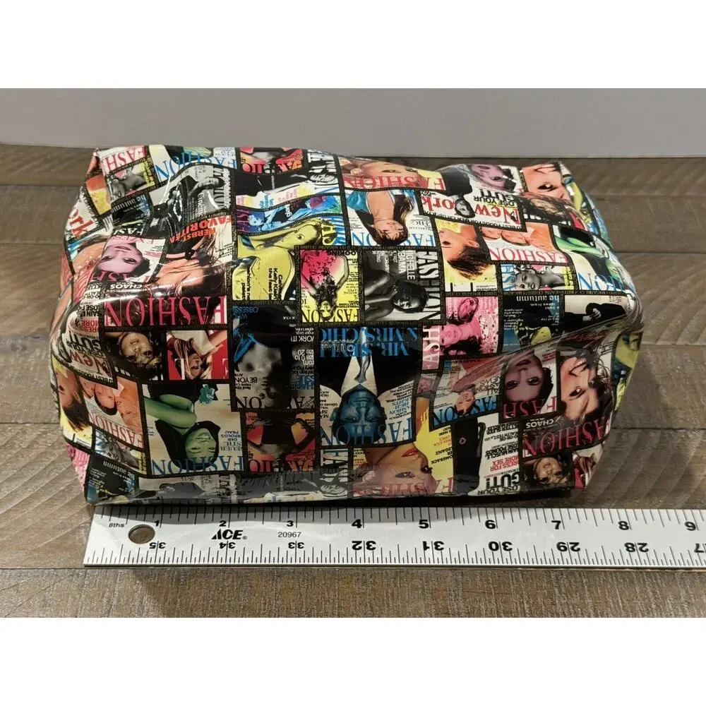 Glossy Magazine Cover Cosmetic Bag Daniel Craig/Michelle Obama Magazine